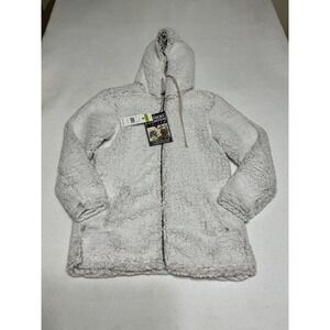 Northern Expedition Limited Sherpa Jacket Girls 14/16 Oatmeal Hooded G6388-OM
